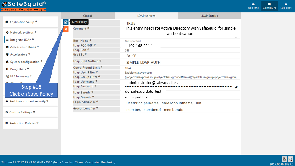 Test User Extraction