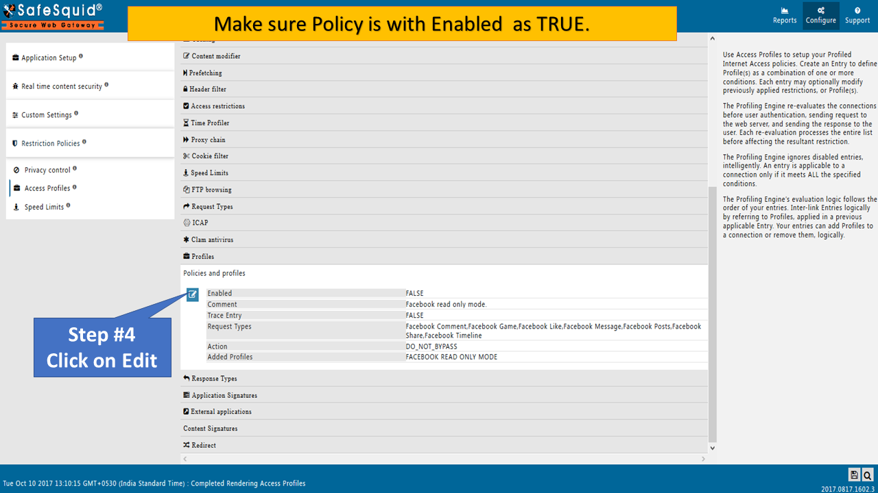 Enables &#39;FACEBOOK READ ONLY MODE&#39; as true to make Facebook read only mode 