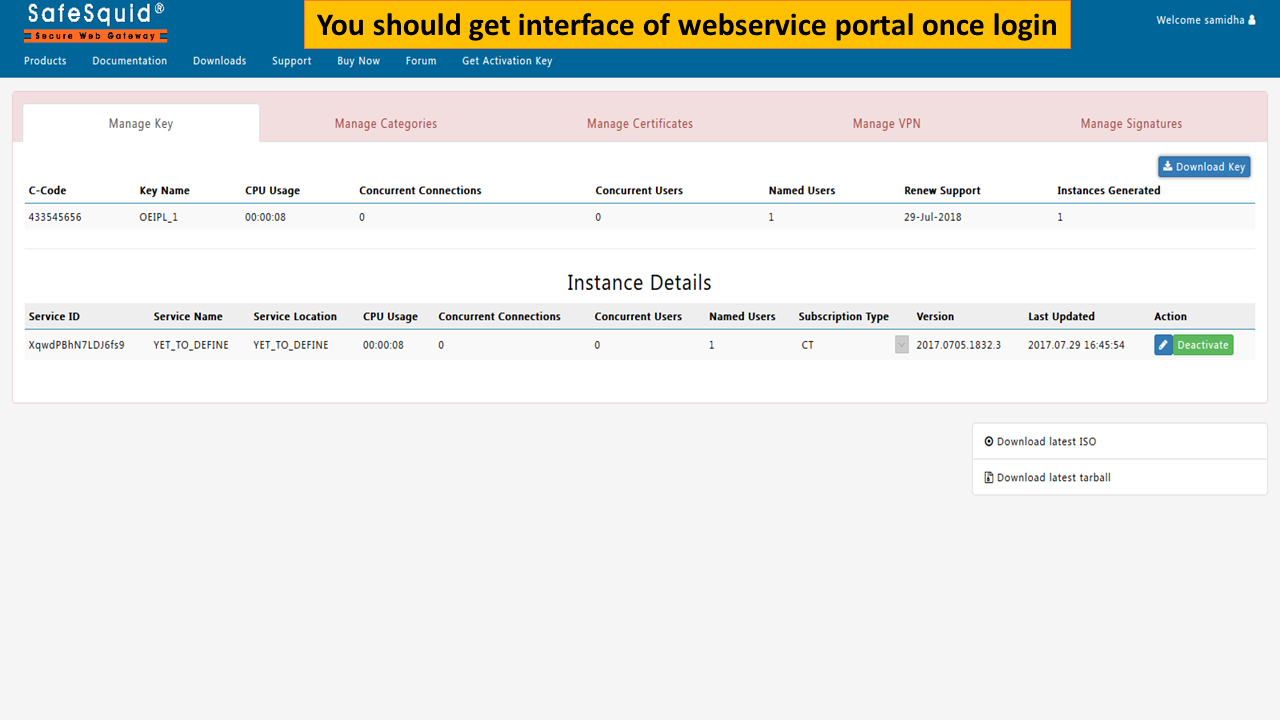 Access The Self Service Portal Secure Web Gateway